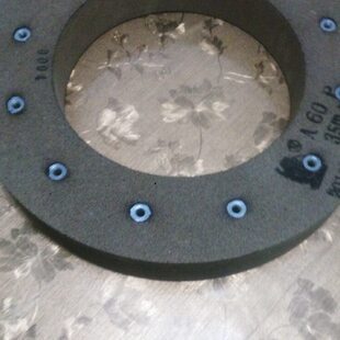 正宗苏北砂轮厂人民牌树脂结合剂砂轮白钢玉WA350*60*16