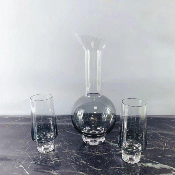 现斜嘴酒具玻璃酒杯样板房间家居吧台玄关柜醒酒器桌面摆件,家居饰品,花壶瓶,淘宝优惠券,粉丝福利购,淘宝优惠卷