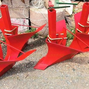 大四轮拖拉机旋耕后置起垄开沟犁圆垄梯形垄弧形扶沟犁开沟犁新款