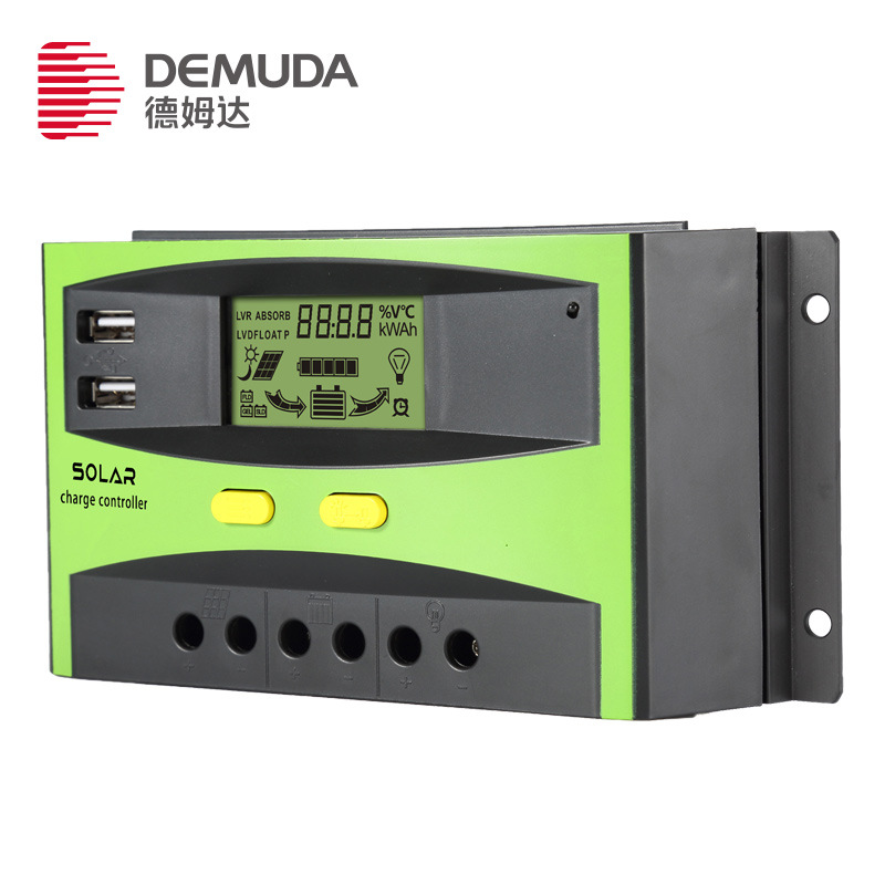 厂家太阳能控制器 20a-60a12V48V电流显示光伏路灯充电控制器 hot