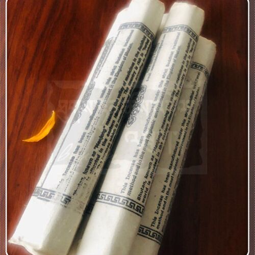 不丹香Lhawang 传统白纸卷21厘米27-30根【不丹孩子的小店】