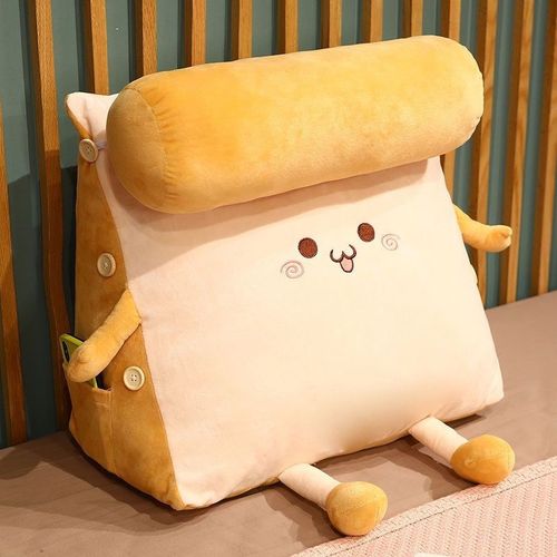 YIKEJIA三角靠垫床头床上抱枕大靠背软包卧室靠枕飘窗榻榻米飘窗