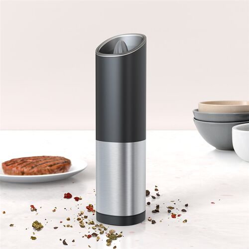 电动研磨机 手持调料研磨器磨粉机 西餐餐桌海盐胡椒磨粉器电池款