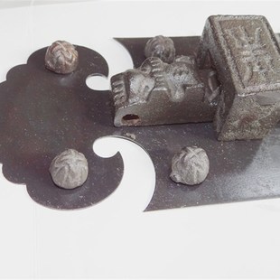 【向铃铜艺】仿古中式铜配件古典家具大门铁门栓插销铜铁配件