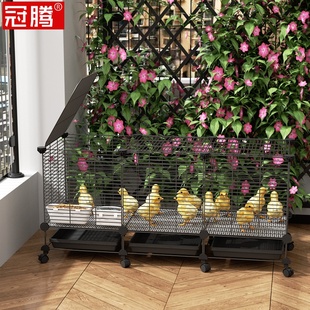 鸡笼家用室内可移动小鸡笼育雏阳台关鸡鸭大空间宠物隧道装鸡笼子