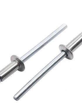 34不锈钢拉钉圆头拉钉半钢标抽芯铆钉扁圆头开口型国3.2/09114.铆