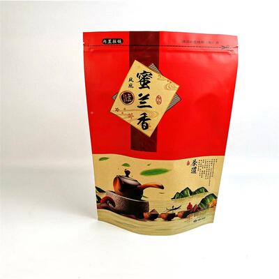 单丛鸭屎香蜜兰定香一斤拉链自立袋茶VXD包装袋久福茶袋叶包装叶