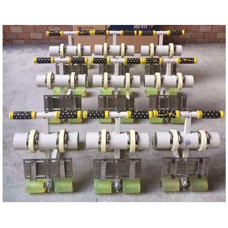 车库车位直线贴带机 专业转弯地坪划线贴边机 马路划黄线工具