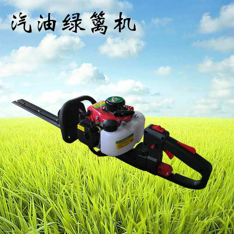 园艺绿篱修剪机 绿化大功率汽油修枝机械 冬青篱笆双刃植保工具