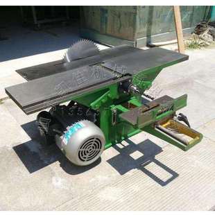 多用途木工平刨台锯电钻台刨三合一刨床120型150型全铜电机台刨