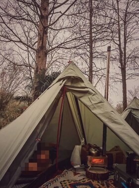 米拓听雨2MCETO内帐 双人金字塔 无杆野露营帐篷超轻户外野营帐篷