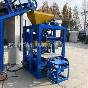 QT4-26型混凝土切砖制砖机全自动免烧路面粘土砖机马路花砖成型机