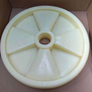 现货供应14寸尼龙轮 350*65搬运车轮 扇叶叉车轮 地牛轮 堆高车轮