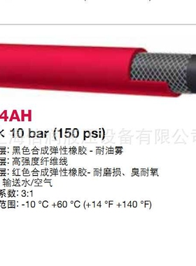 倍润阿法格玛ALFAGOMMA工业管多用途水管低压管284AH