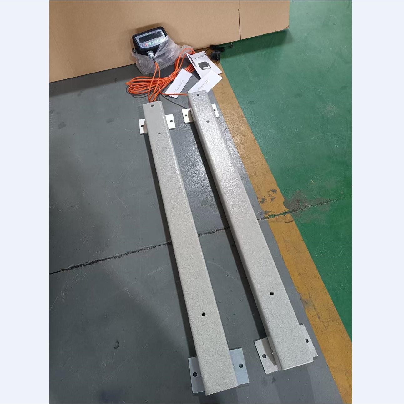 500kg-t条形电子秤带轮子移动条型秤仓库用加厚碳钢条形地磅秤