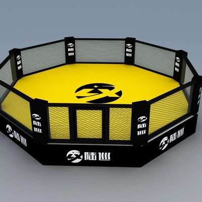 MMA搏击比赛训练拳台擂台拳击台擂台八角笼格斗笼落地款台式散打