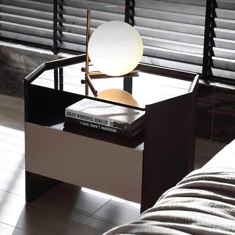 TS138#意式简约轻奢床头创意玻璃面实木沙发柜岩板简烤漆卧室边几,机械设备,其他机械设备,淘宝优惠券,粉丝福利购,淘宝优惠卷