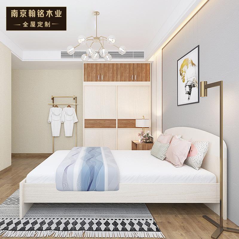 实木衣柜整体家具定制全屋床柜子组合床头柜家具衣柜卧室定制厂