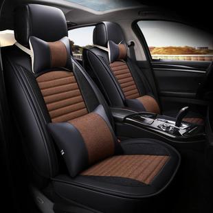 通用适用于宝来捷达速腾五座椅套B 新款 全包围亚麻汽车座垫四季