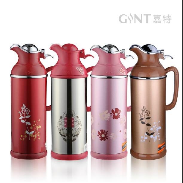 嘉特不锈钢保温瓶婚庆热水壶欧式暖壶保温壶大容量暖水瓶GT-3080