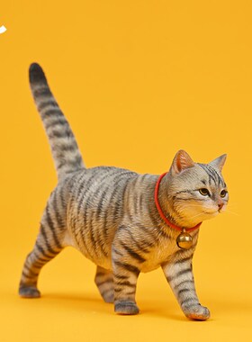 JXK田园狸花家猫萌宠物玩偶橘猫可爱迷你公仔办公室家居玩具摆件
