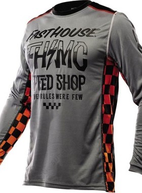 2022新款 FASTHOUSE速降服长袖速干衣自行车山地越野户外机车定制