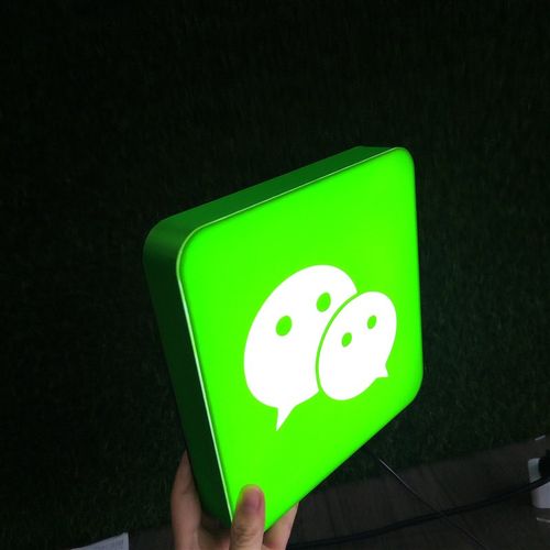 小钰92705定制亚克力立体灯箱店铺logo门店招牌桌面迷你发光摆件