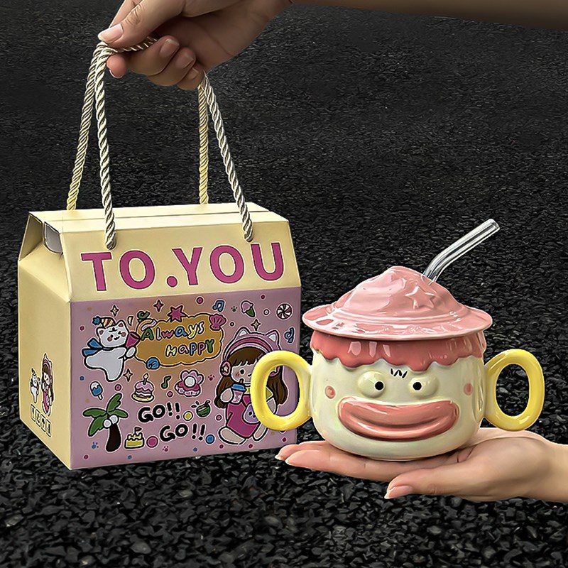 生日礼物女生闺蜜实用搞怪杯子治愈桌面创意摆件小众高级感小礼品