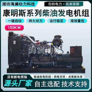 150kw发电机组牧场备用150千瓦康明斯柴油发电机组小型应急发电机