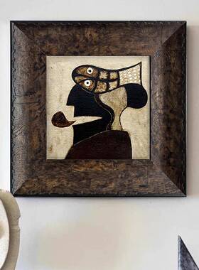 法式古风厅中玄关装饰画高级感小众复古挂画风老客钱书房走B-562-