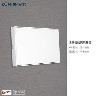 zemismart homekit涂鸦智能zigbee单火零火开关110V墙壁面板120型