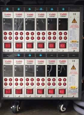 YUDO热流道温控器温控卡表芯CW201CW301CW302集成式 插卡式温控箱