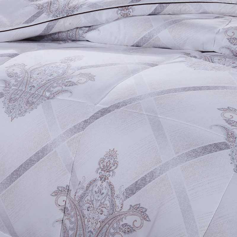 欧式冬季全棉被子60支贡缎刺绣活性斜纹加厚保暖冬被羽绒被芯