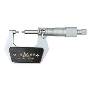 桂林桂量花键千分尺0-25mm小测头量面外径千分卡尺螺旋测微仪器