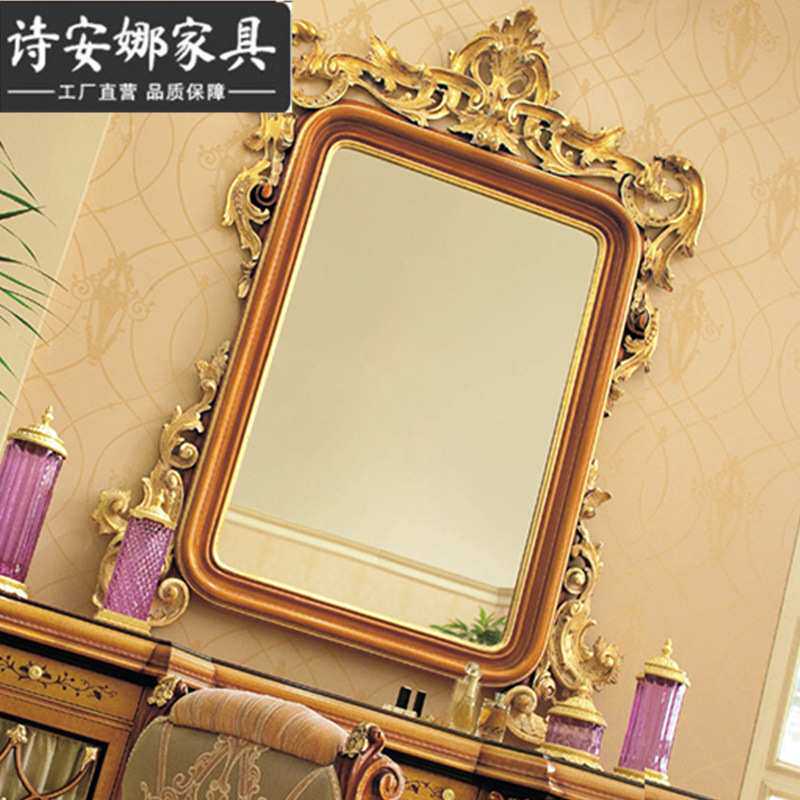 奢华卧室欧式实木雕花妆台女主人房梳妆台主卧化妆桌妆镜斗柜