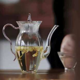 耐热高硼硅仿宋茶壶女精美冷泡茶专用泡茶壶水仙玻璃手执壶绿茶壶