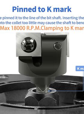两舍弃式刃1/4*1*2TT型架式破板铣刀可拆卸式2刃T型清底开槽木机