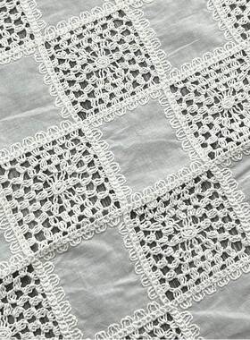 EG9-117128全棉打孔绣花布棉布刺现绣直销EG-19171供货应
