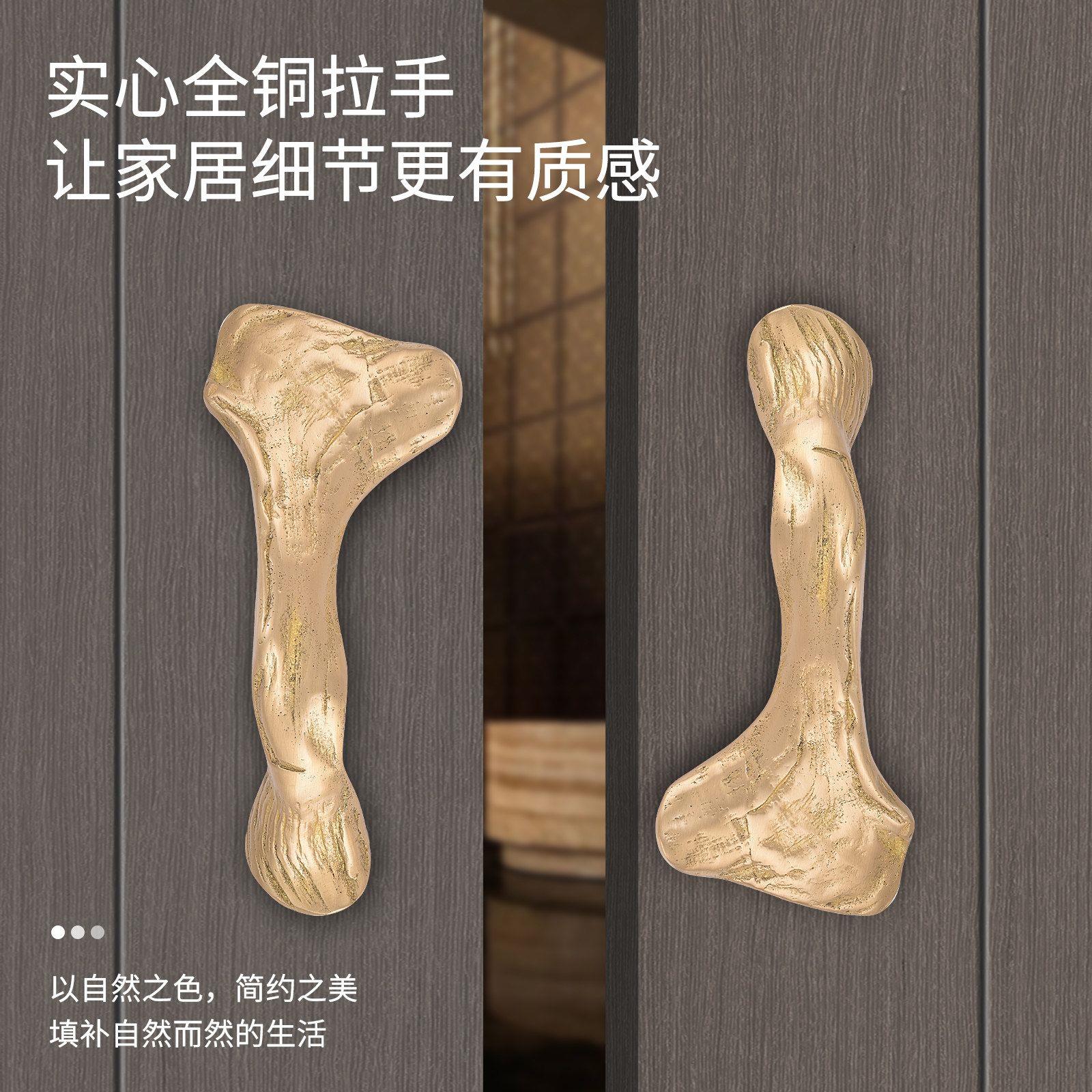 纯铜定制大门把手酒店别