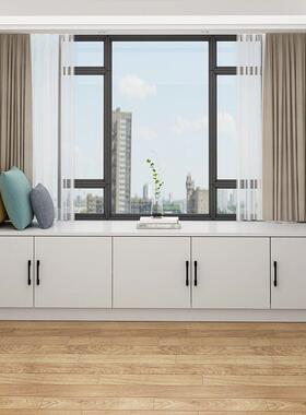 飘窗柜矮阳台柜落储物矮柜地自由组合可卧70743室榻榻米长条地柜