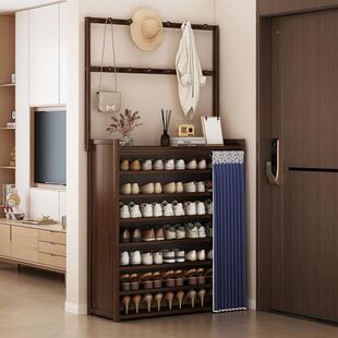 简防易鞋架子多层家无品牌/用门口尘鞋柜封闭宿舍宽一大省体收纳