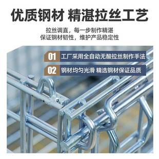 无品牌/厂快家直折叠仓储金属递分拣笼移动仓库笼网销笼周箱铁笼