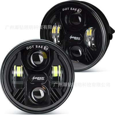 适用福特猛禽F150雾灯06-14款猛禽F150保险杠4.5寸黄白光平面雾灯