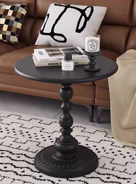 现代简约网红沙发边小几边小型茶几小床12325头圆桌桌子迷你客厅