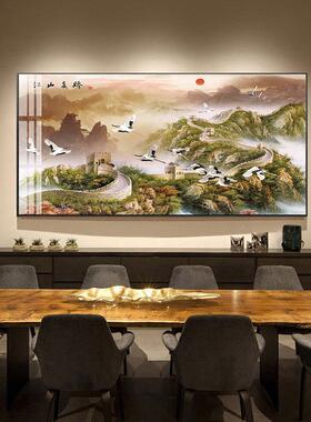 长城简框画装饰现代简玄关挂画约厅沙发背景墙客走JLAT100廊过道