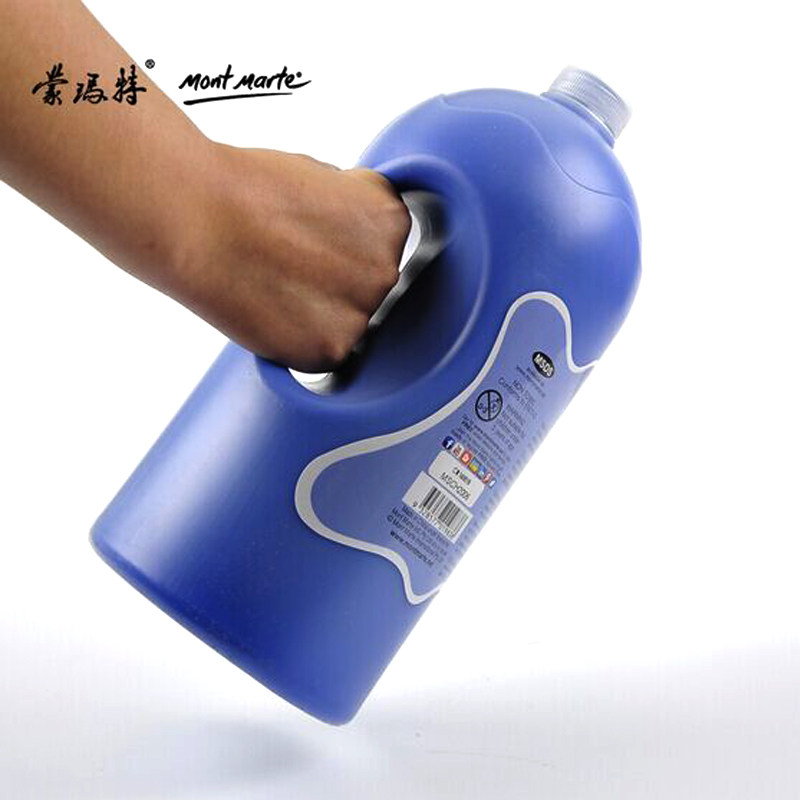 蒙玛特2l大瓶丙烯颜料手绘墙绘丙烯涂料墙体彩绘涂墙颜料大桶包邮