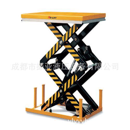 2吨电动剪叉式升降货梯/家具厂用室内外液压固定式升降平台升降机