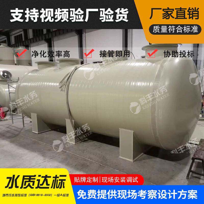 pph一体化污水处理净化槽mbr膜帘式膜小型的污水处理设备