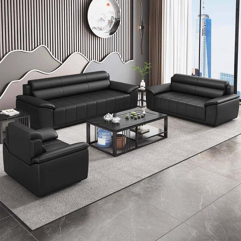 新款办公沙发简约新中式真皮商务接待室会客皮艺洽谈休息区三人位,家装灯饰光源,其它灯具灯饰,淘宝优惠券,粉丝福利购,淘宝优惠卷