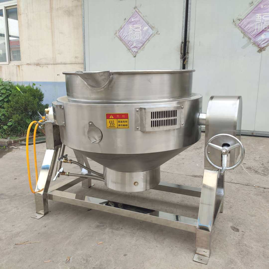 自动夹层锅商用200L电加热卤菜煮锅工业恒温可倾斜大型卤味煮锅